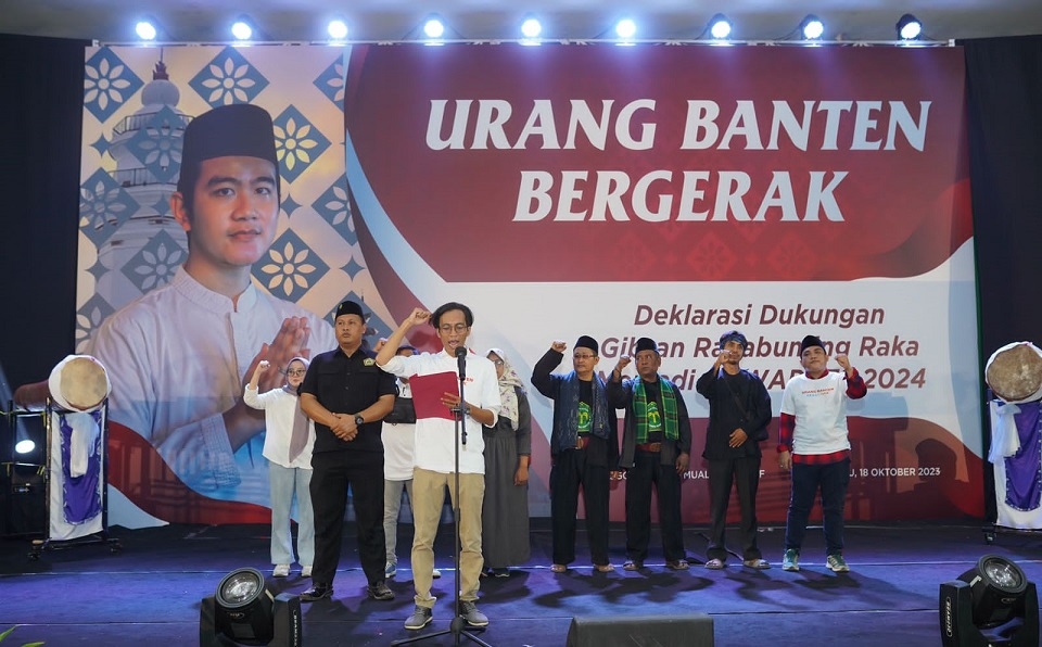 Urang Banten Bergerak Siap Menangkan Gibran Jadi Wapres