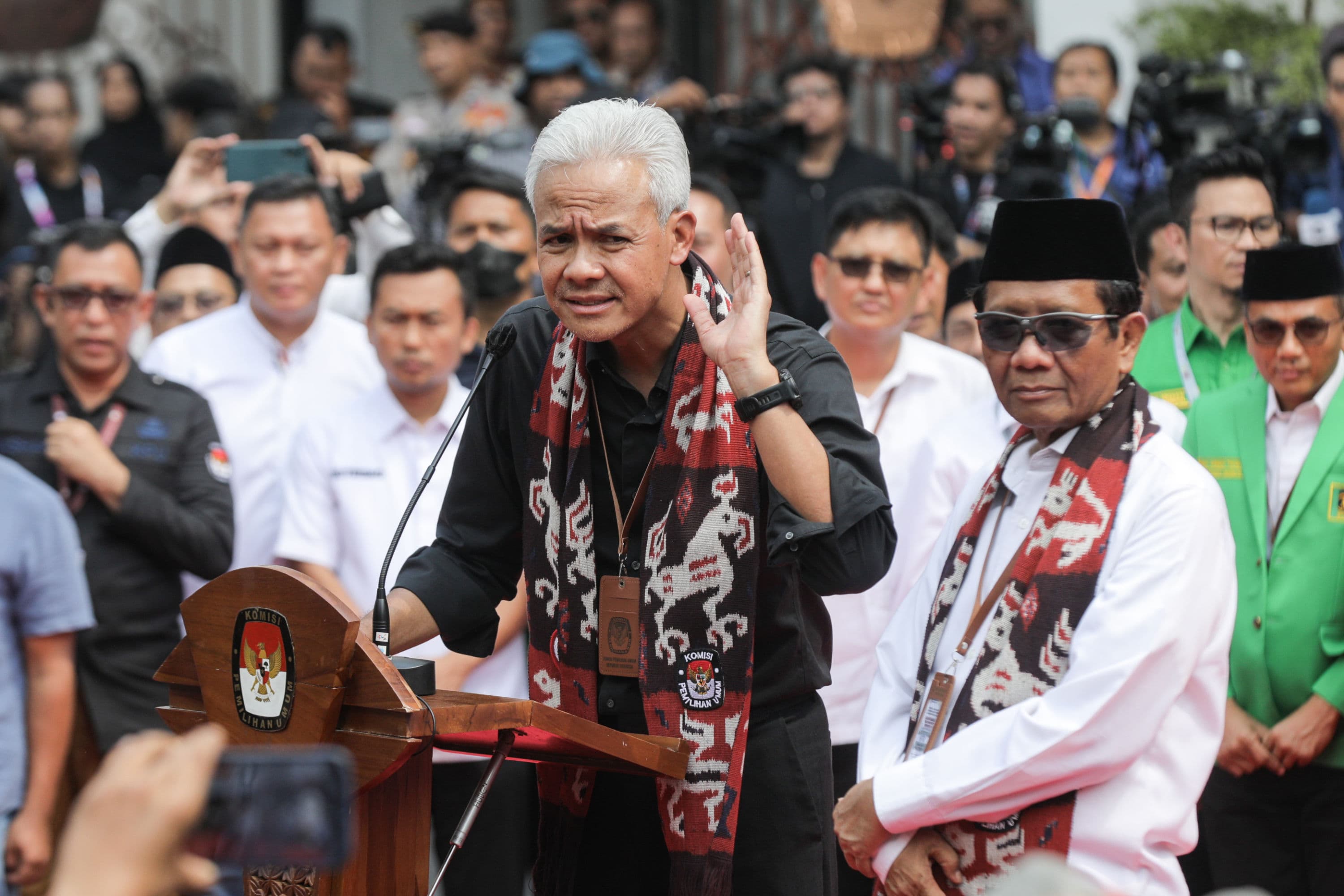 Ganjar-Mahfud Buka Sumbangan Dana Kampanye