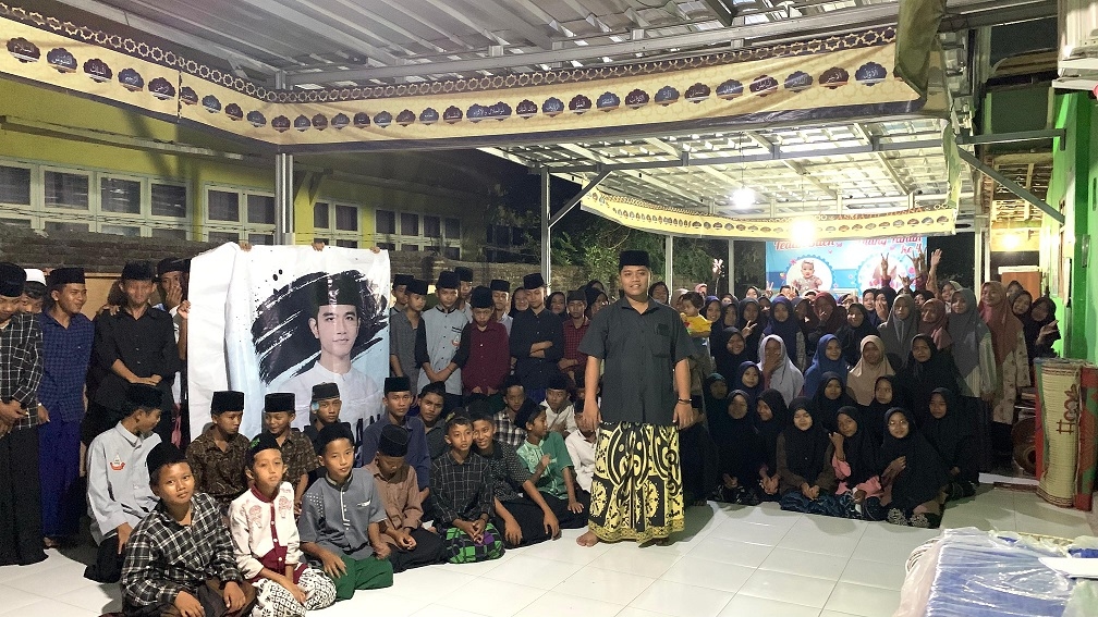 Ratusan Santri Lampung Doa Bersama Untuk Gibran Cawapres 2024