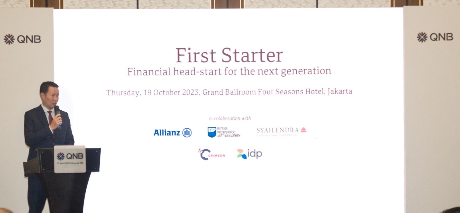 Bank QNB Indonesia Luncurkan First Starter, Program Perencanaan Pendidikan Anak Nasabah Prioritas