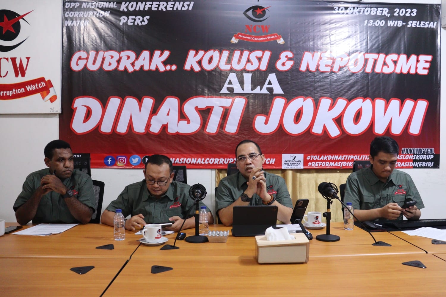 NCW Duga Ada Kolusi Dan Nepotisme Ala Dinasti Jokowi