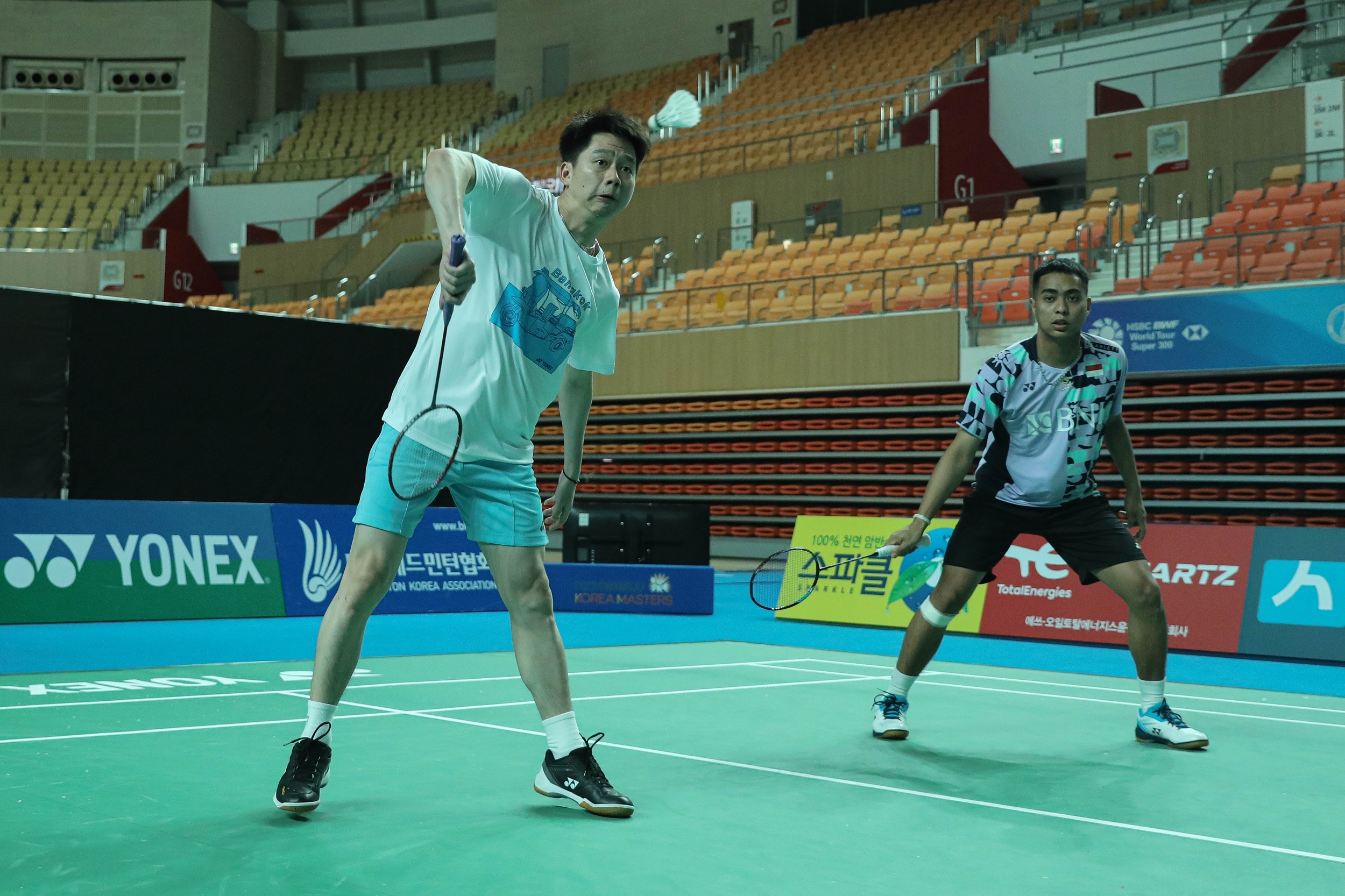 Korea Masters: Dipastikan Tampil, Duet Anyar Kevin/Rahmat Jajal Arena Pertandingan Sore Tadi