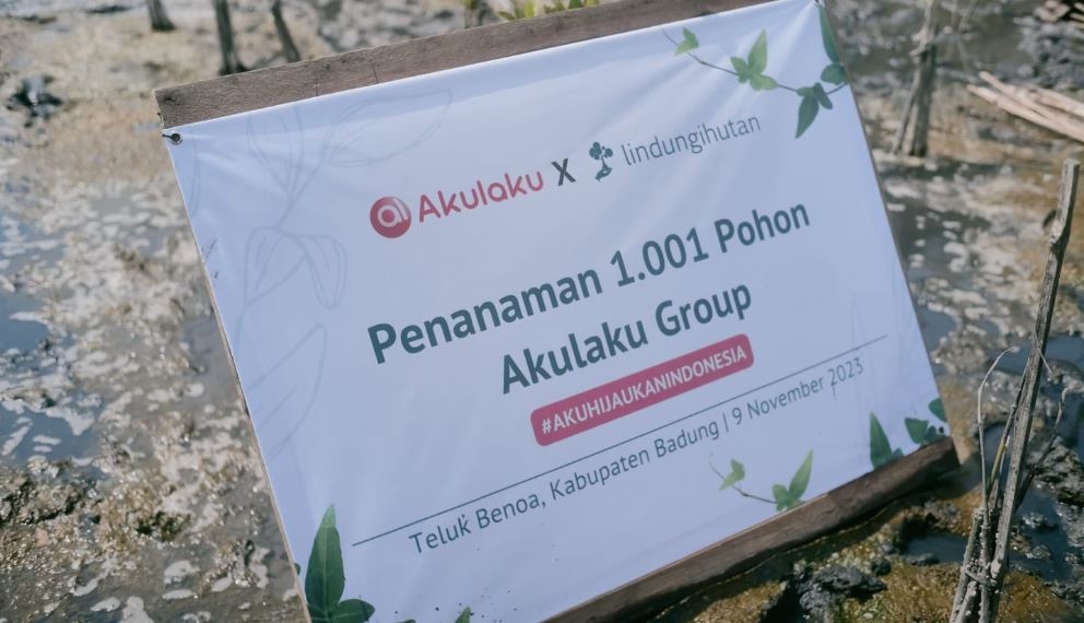 Akulaku Group Dukung Pelestarian Lingkungan dengan Menanam 1001 Mangrove di Bali