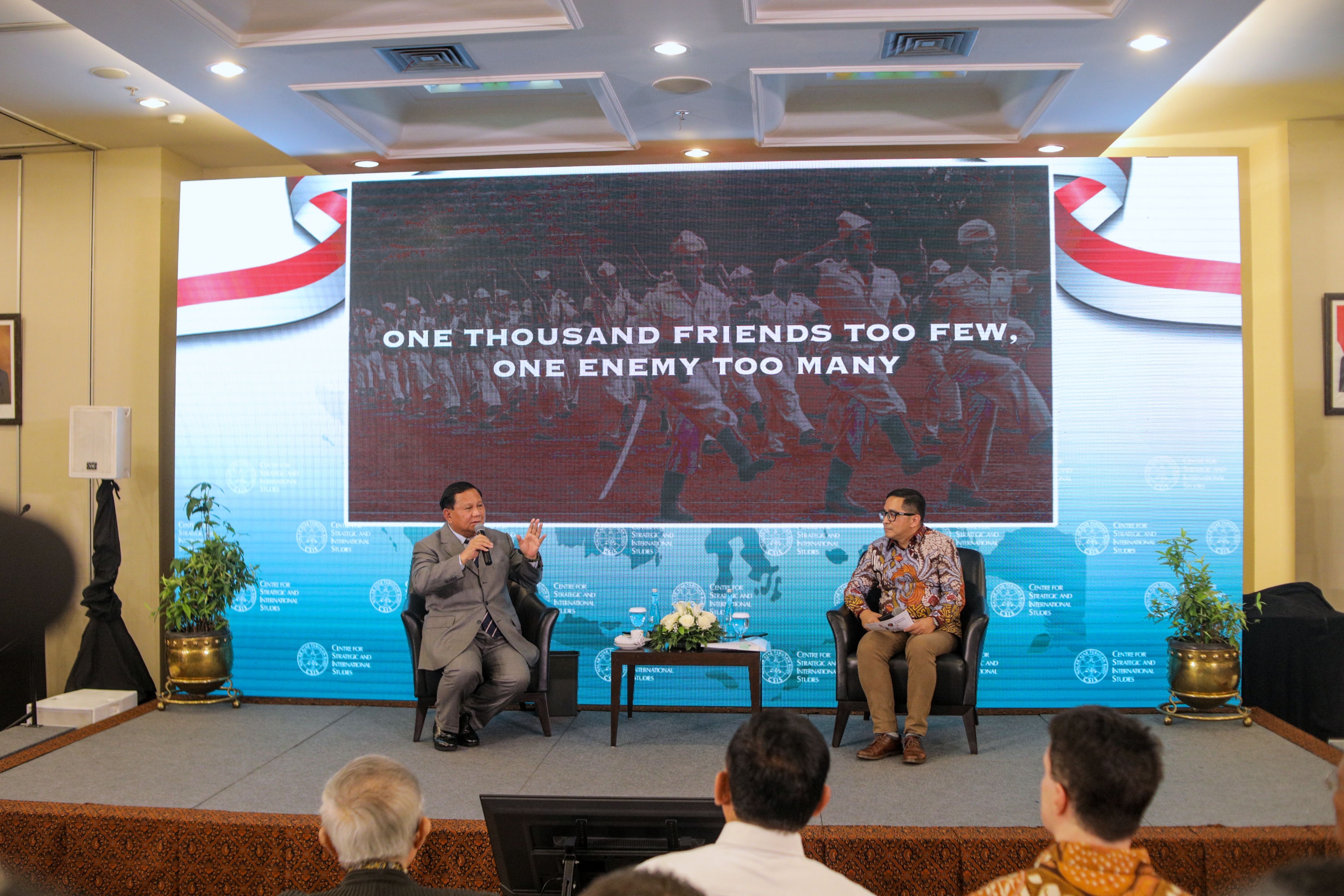 Sampaikan Gagasan Politik Luar Negeri, Prabowo: Kita Pertahankan Tradisi Non-Blok