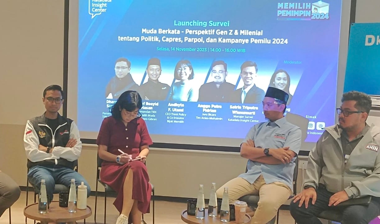 Survei Persepsi KIC Soal Partai Politik Cerminan Gen Z: PSI Wakili Anak Muda, Gerindra Terbaik Di Parlemen