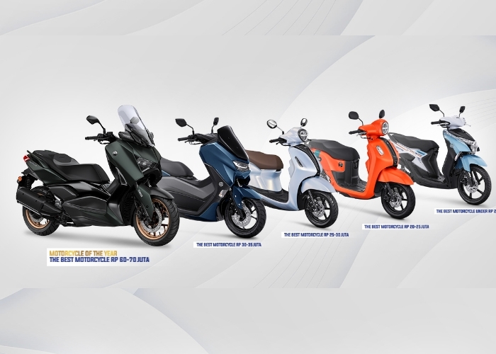 5 Motor Pabrikan Yamaha Ini Berhasil Raih 6 Penghargaan Di Motorcycle Of The Year 2023