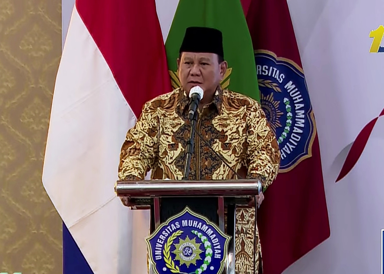 Prabowo Nyaman Bersama Muhammadiyah