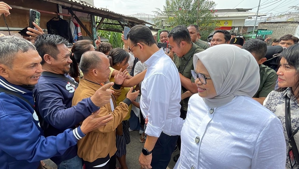 Di Kampung Tanah Merah Anies Janjikan Keadilan Kaum Marjinal