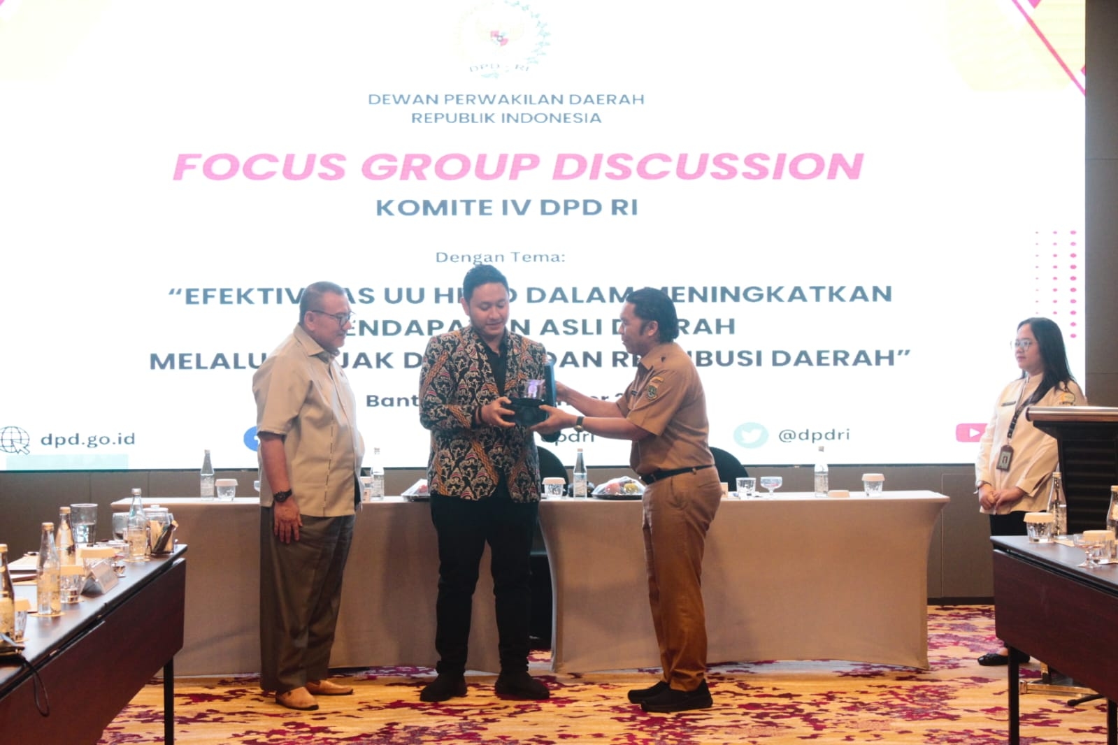 Komite IV DPD RI Gelar FGD Soal Efektivitas UU HKPD Dalam Meningkatkan PAD