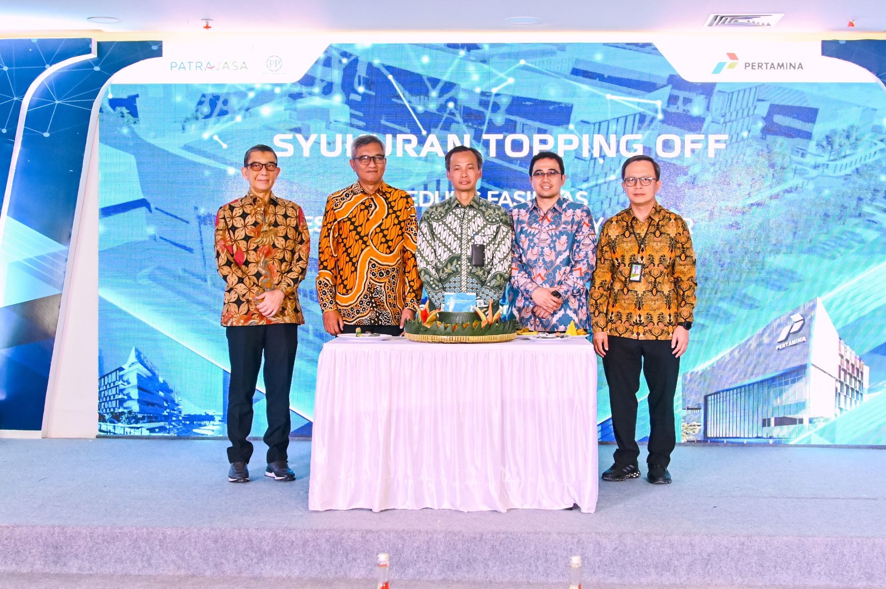 Dukung NZE, Patra Jasa Topping Off Fasilitas Research and Technology Center Terintegrasi