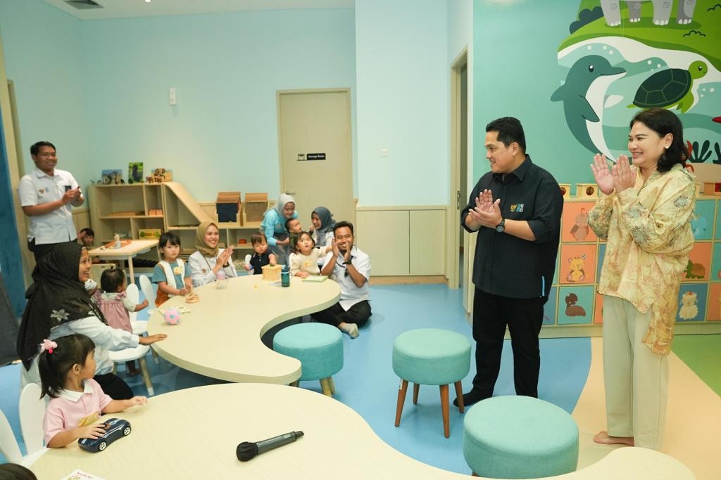 Gandeng Bintang Waktu, Kementerian BUMN Sediakan Fasilitas Daycare Untuk 114 Pegawai
