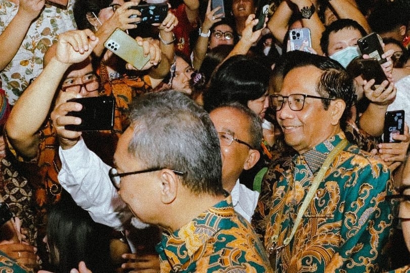 Ikut Presiden, Mahfud MD Hadiri Natal Nasional 2023 di Surabaya, Sampaikan Perdamaian