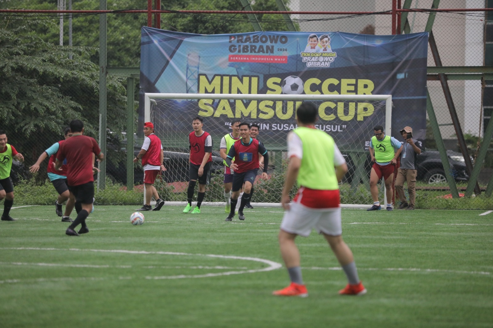 Kaesang Ramaikan Turnamen Mini Soccer Samsul Cup Prabowo-Gibran