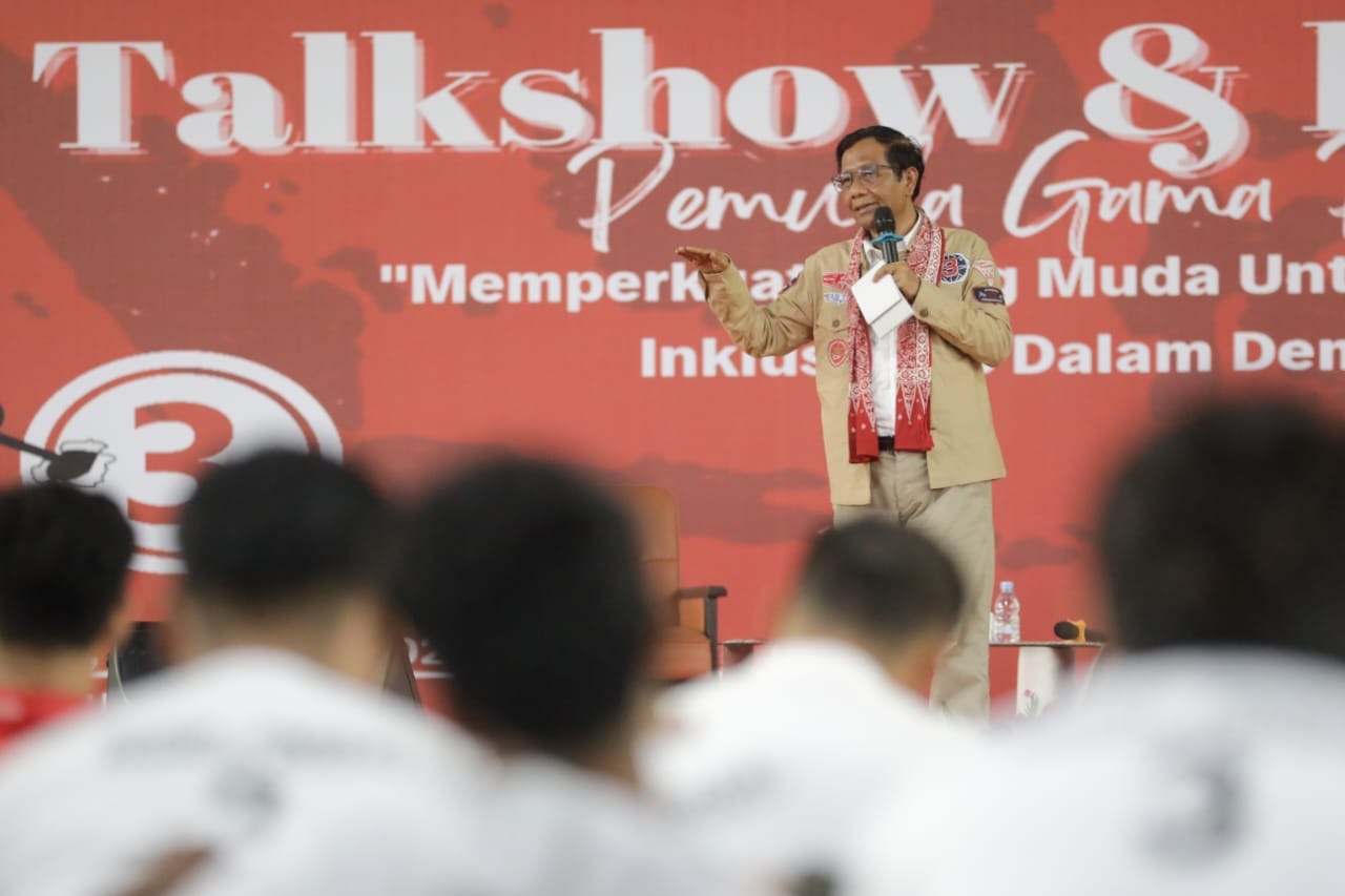 Hadiri Deklarasi Pemuda Gama Pantura, Mahfud MD Serukan Pilih Pemimpin dari Rekam Jejaknya