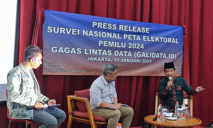 Survei Galidata Catat Elektabilitas Ganjar-Mahfud Memimpin di Jatim dan Jateng