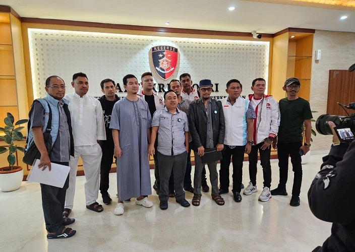 Pemuda, Artis dan Pandawa 5 Laporkan Anies ke Bareskrim Soal Data Anggaran Kemhan