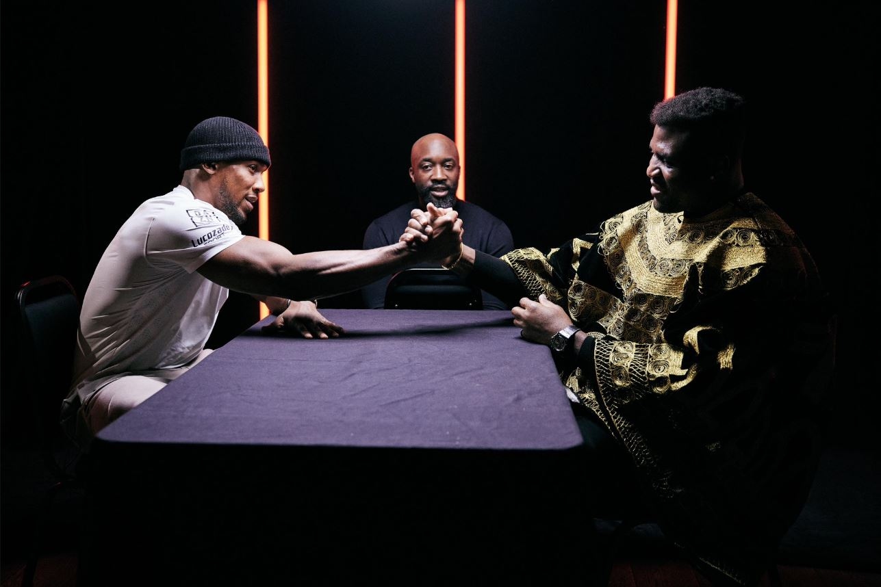 Bertemu Anthony Joshua di London, Francis Ngannou Menyebut Dirinya 'Raja Bawah Tanah'