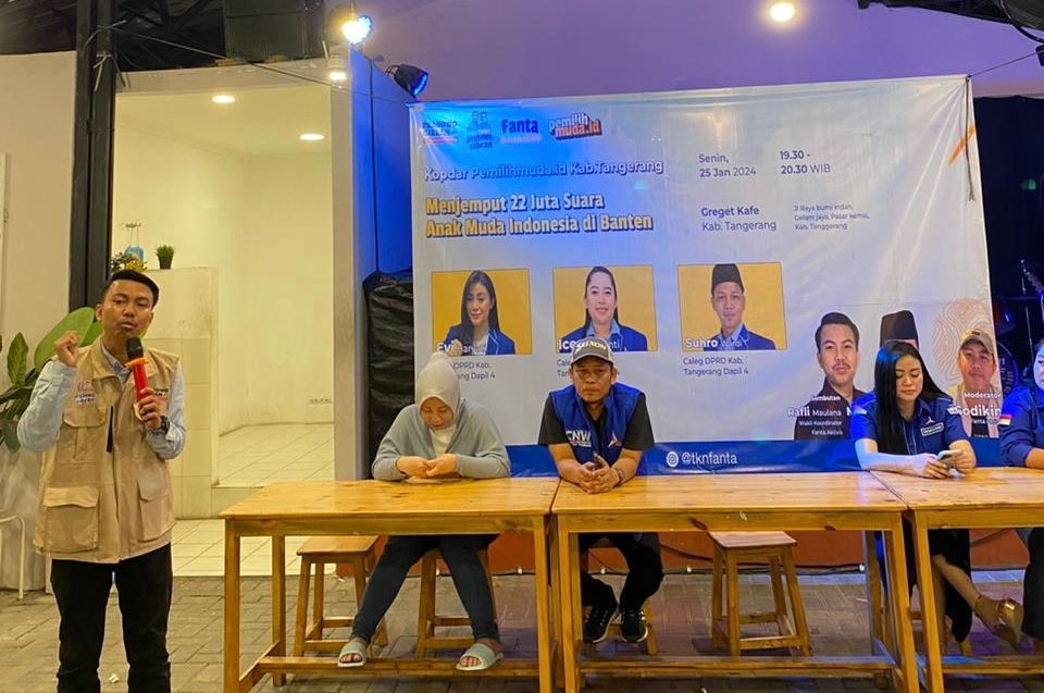 Roadshow Pemilihmuda.id di Tangerang, Prabowo -Gibran Disebut Capres-cawapres yang Peduli dan Dekat dengan Anak Muda