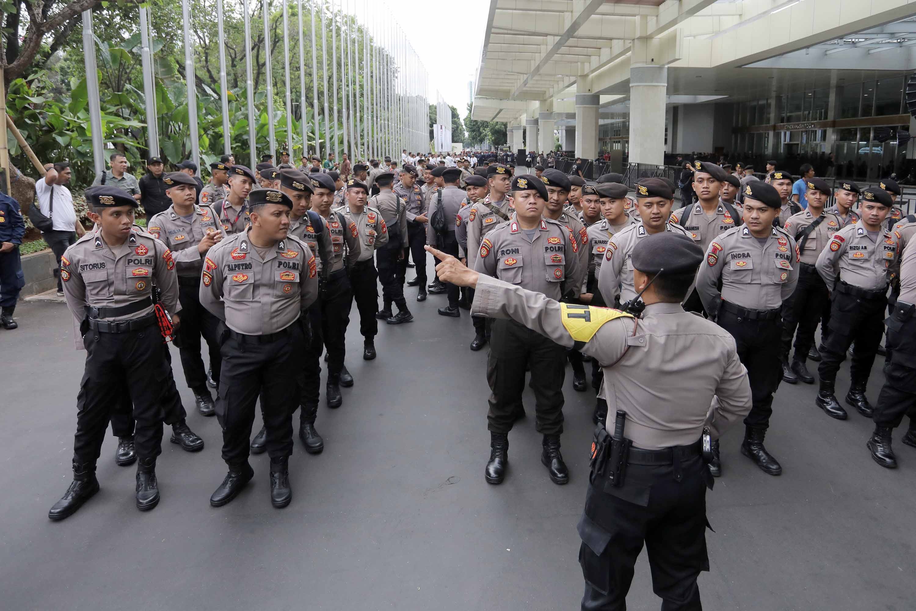Pengamanan Debat Capres Terakhir Dibagi Tiga Ring