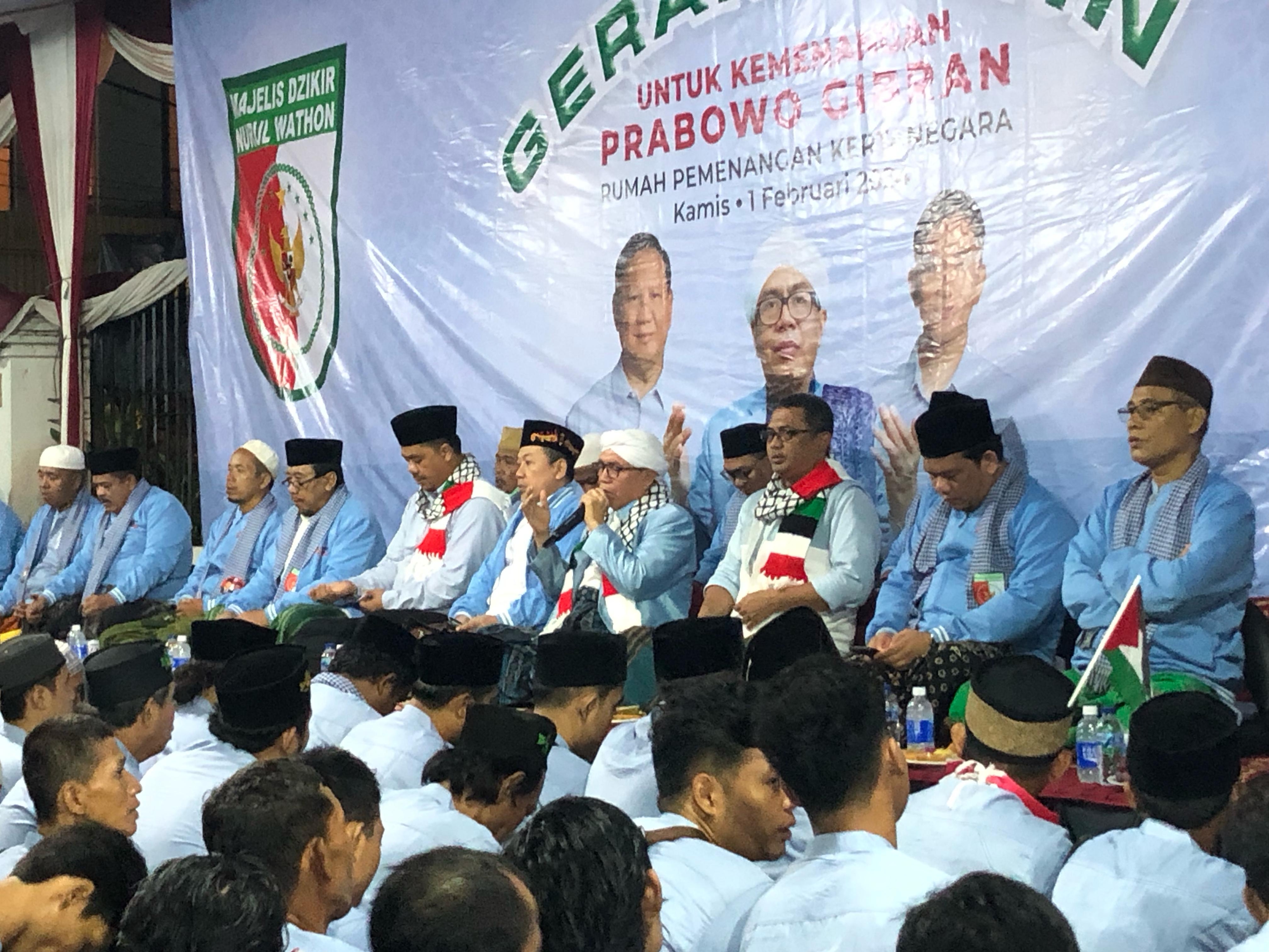 Gelar Doa Bersama untuk Kemenangan Prabowo, KH Misbahul Munir: Beliau Pemimpin Paling Ikhlas