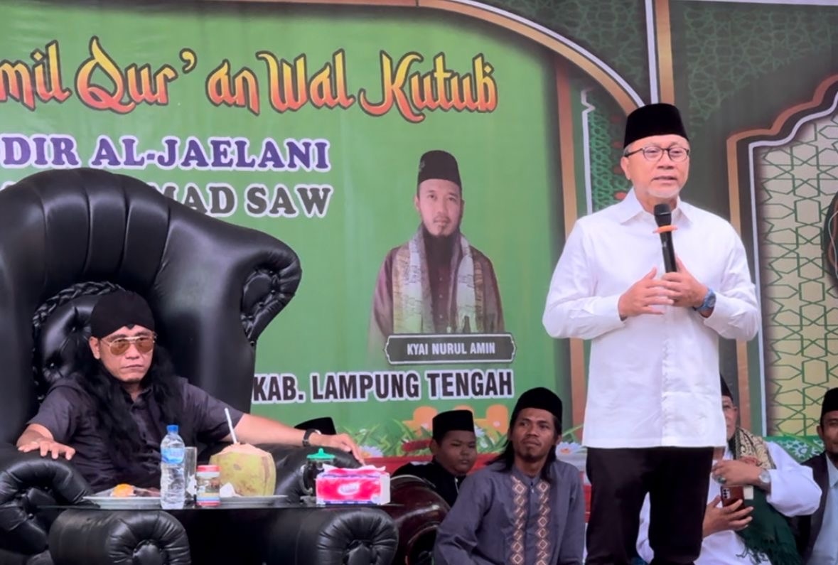 Optimis Prabowo-Gibran Menang Tebal di Lampung, Zulhas: Insya Allah 70 Persen