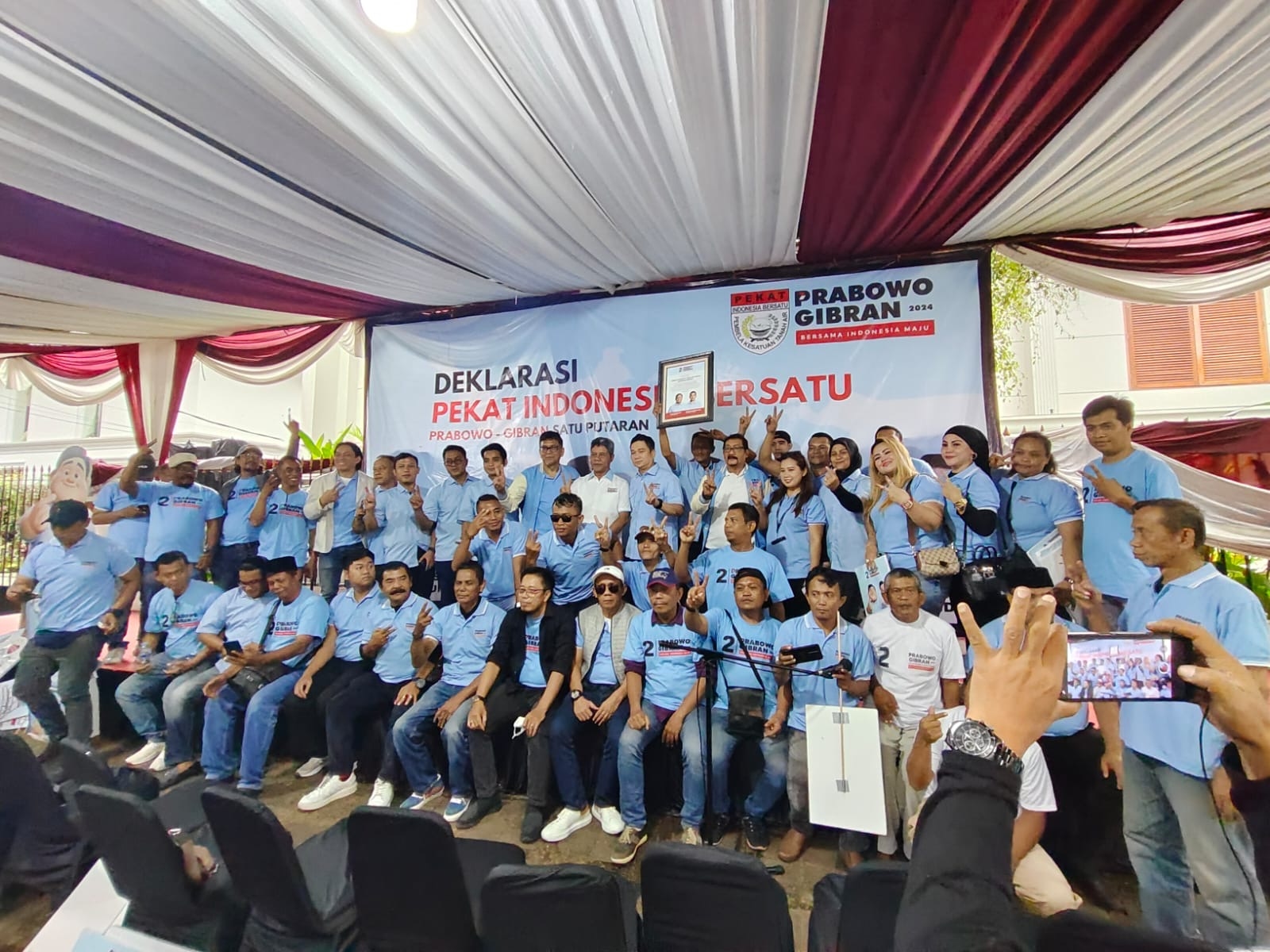 Merapat ke Prabowo-Gibran, Relawan Pekat: Kami Mendukung Keberlanjutan, Bukan Perubahan