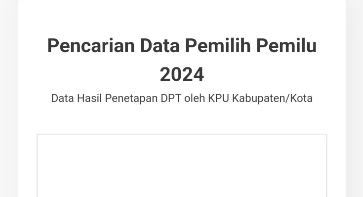 Jangan Bingung Lagi, Kini Sudah Ada Cara Cek DPT Online 2024 Hanya Butuh NIK!