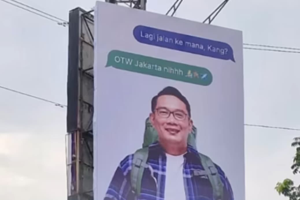 Viral Baliho Ridwan Kamil Tinggalkan Bandung, GP Ansor Jakarta Ucapkan Selamat Datang
