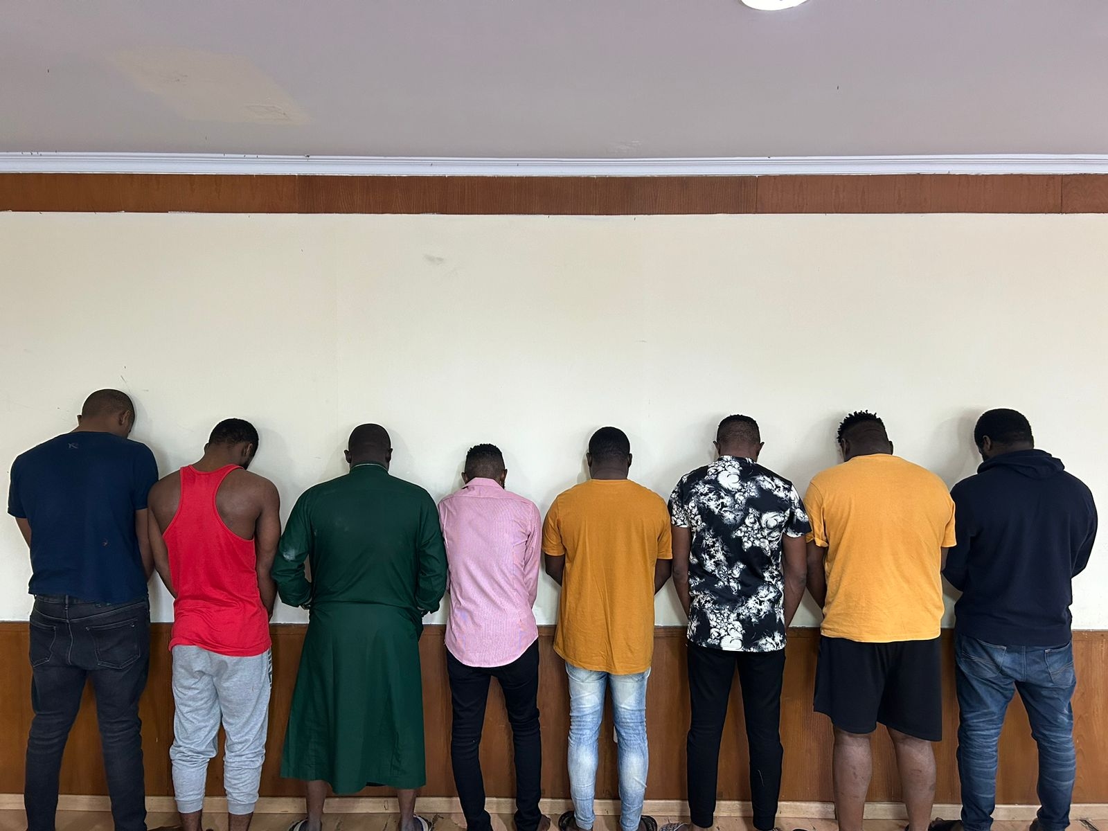 Imigrasi Kelas 1 TPI Jakut Amankan 8 WNA Nigeria Over Stay