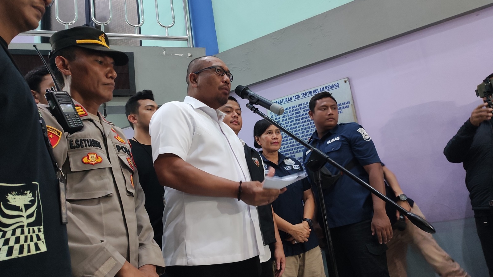 Yudha Arfandi Sempat Tak Akui Adegan Pengecekan Lokasi CCTV Kolam Renang