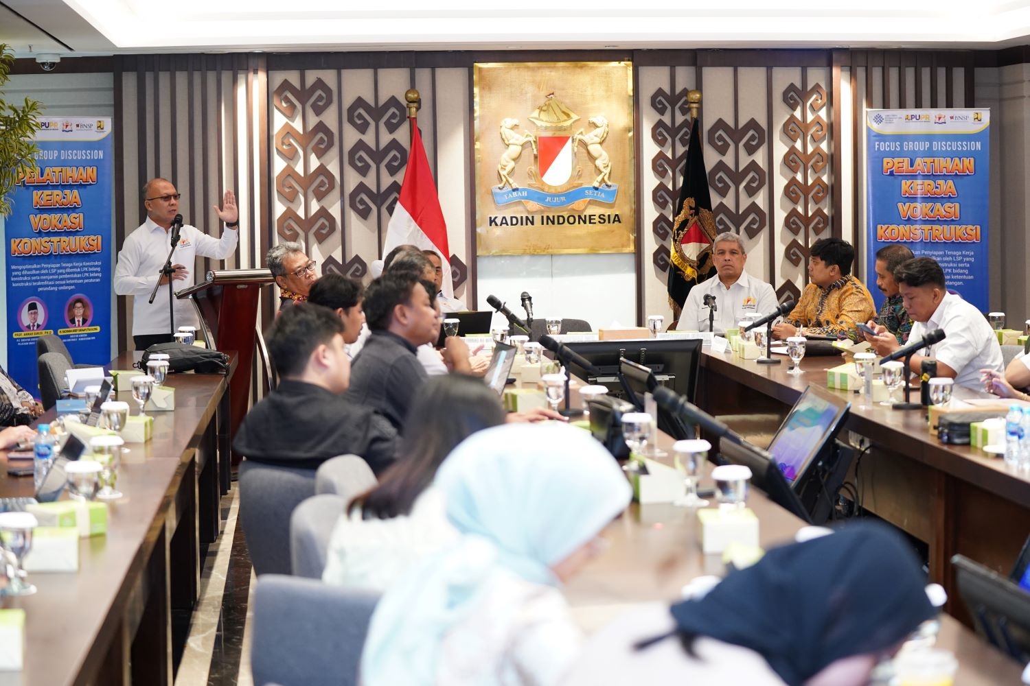 Kadin Indonesia, BNSP dan LPJK Gelar FGD untuk Penguatan Peran Pelatihan Kerja Vokasi Konstruksi