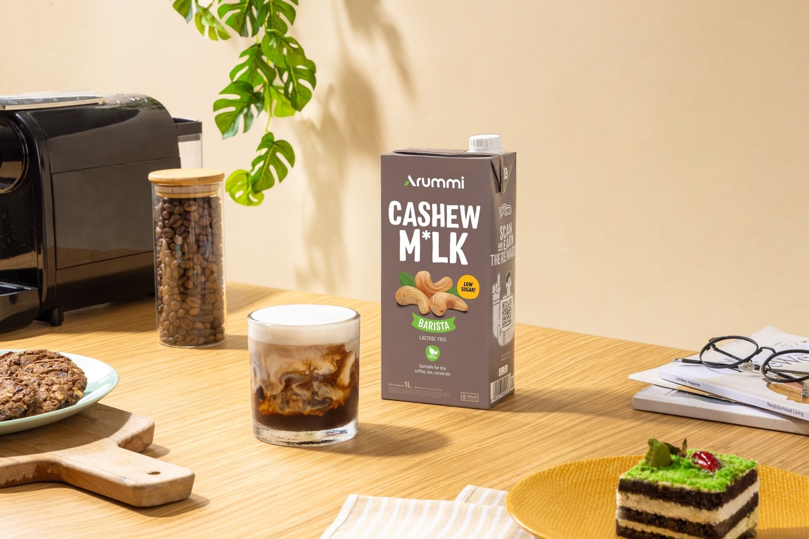 Dukung Pertumbuhan dan Inovasi Industri Kopi, Arummi Foods Luncurkan Arummi Cashew Milk Varian Barista