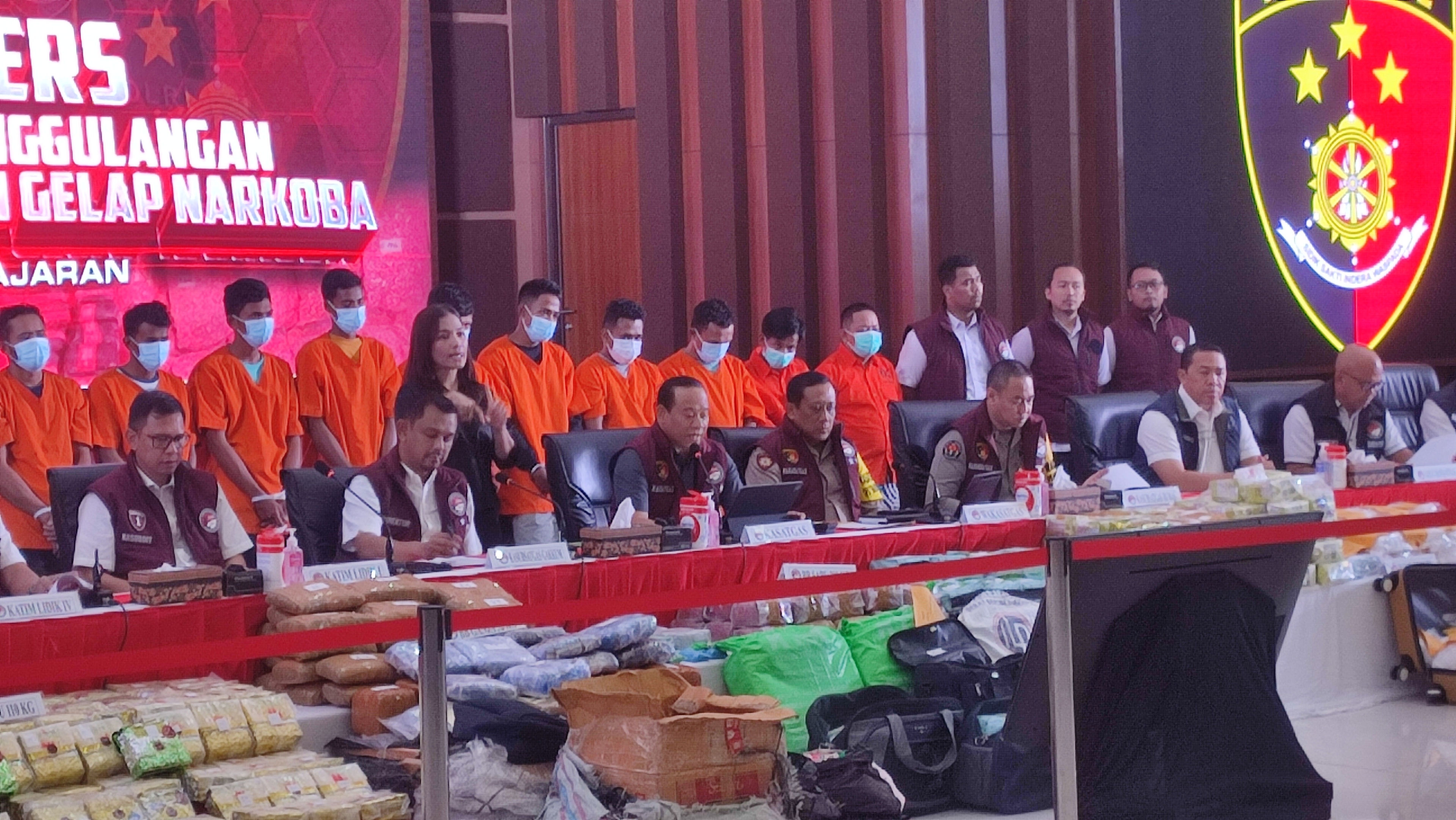 6 Bulan Terakhir, Satgas P3GN Berhasil Ringkus 21.676 Tersangka Narkoba