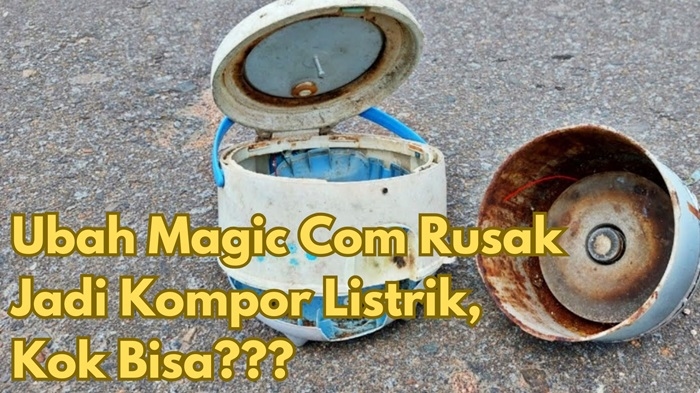 Super Kreatif! Ubah Penanak Nasi Rusak Jadi Kompor Listrik Ramah Lingkungan