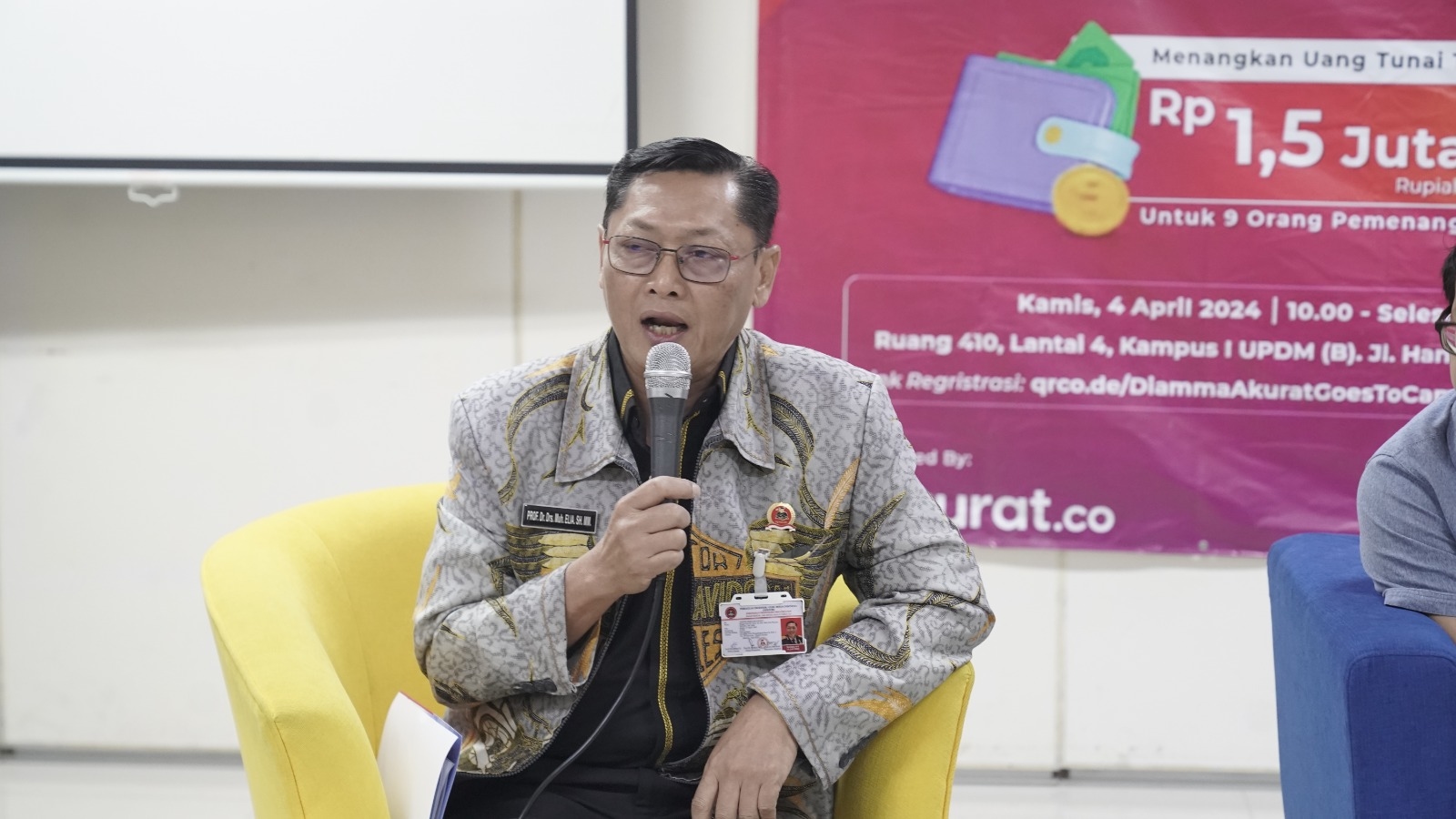 Wakil Rektor I Apresiasi Acara AGTC Bersama Pospay di Universitas Prof. Dr. Moestopo Beragama