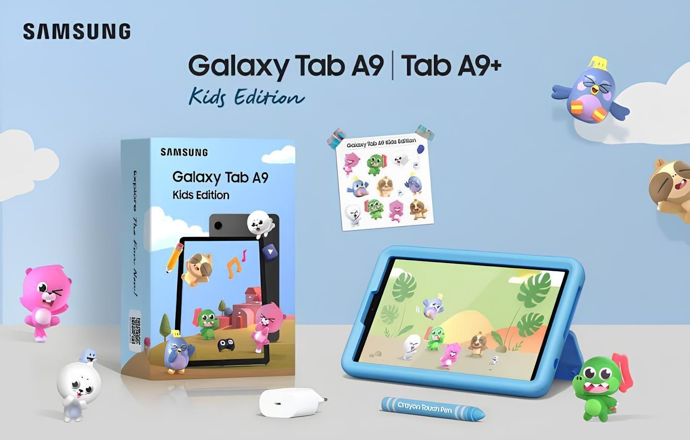 Harga dan Spesifikasi Tablet Ramah Anak Samsung Galaxy Tab A9 Kids Edition