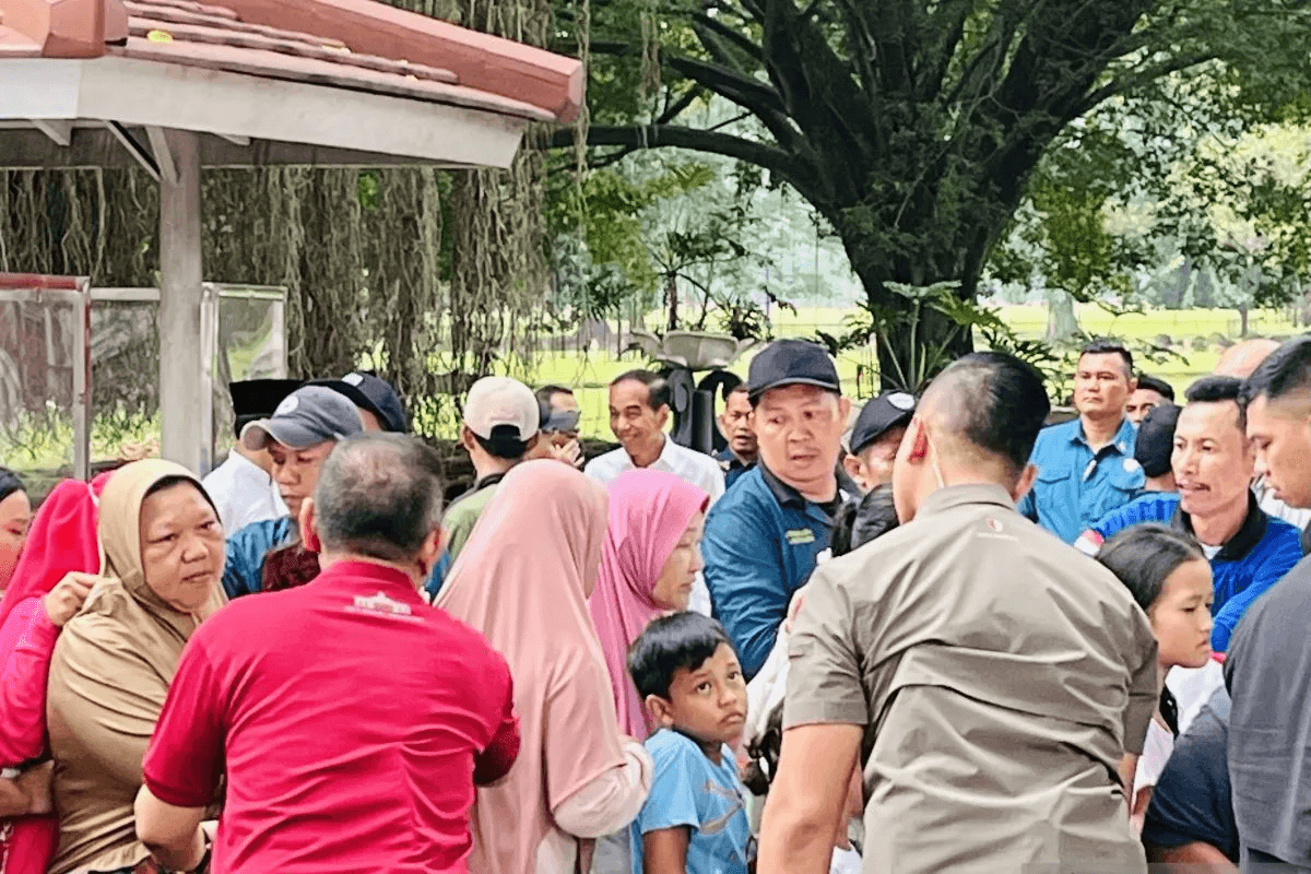 Jokowi Bagi-bagi 1.000 Paket Sembako, Ojol hingga Tukang Becak Kebagian