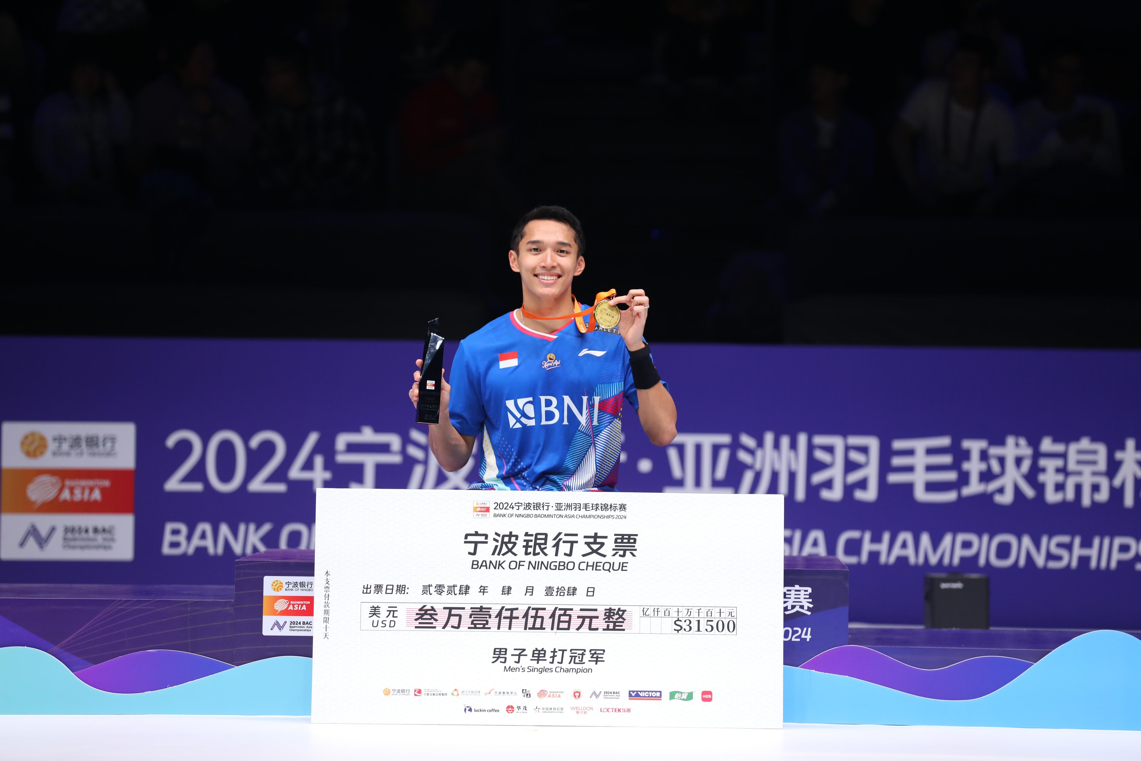 Jonatan Christie Juara Asia di Negeri China, Harapan Indonesia Raih Emas Olimpiade Paris