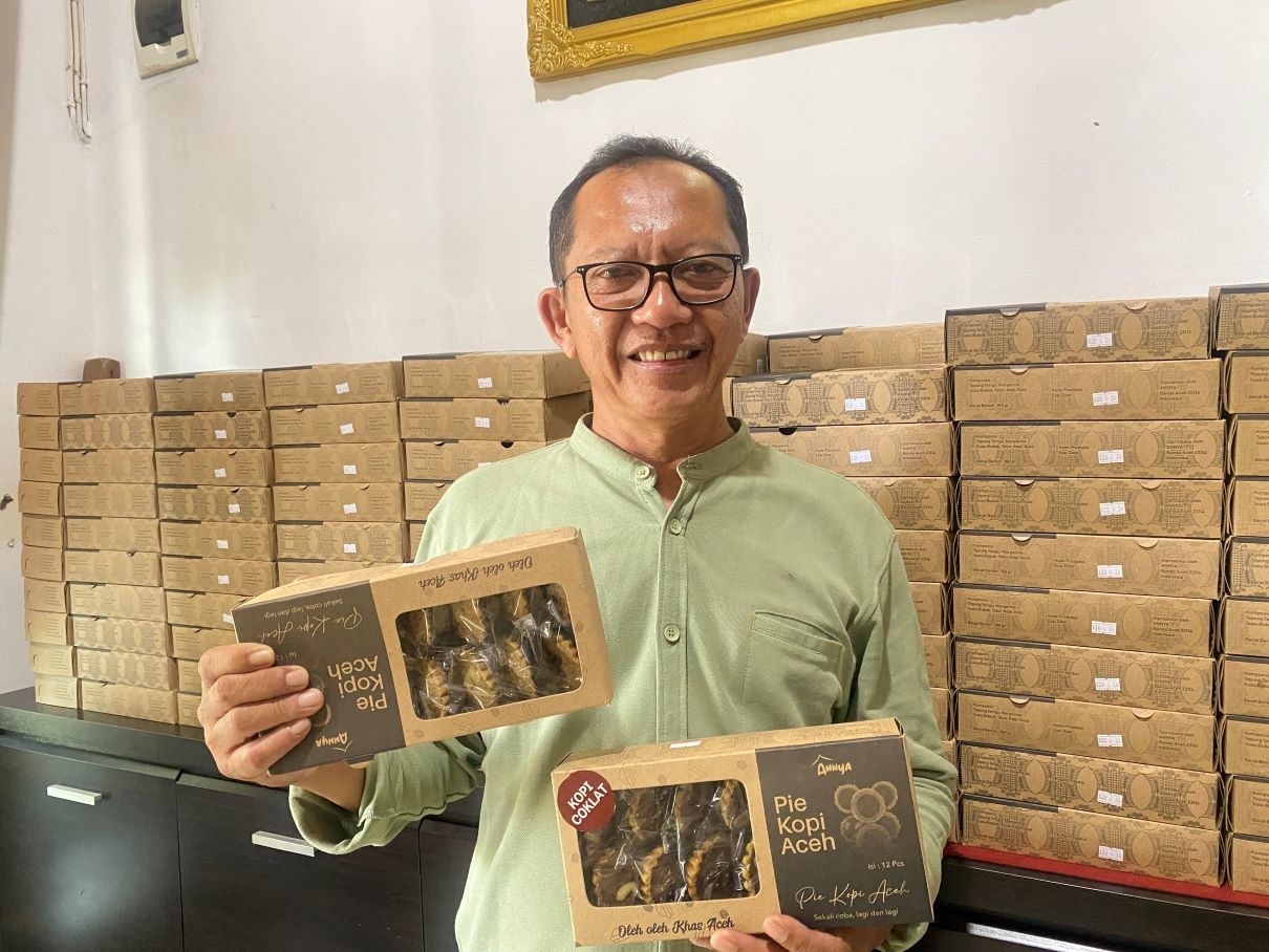 Oleh-oleh Khas Aceh, Penjualan Pie Kopi Annya Tembus 200 Kotak per Hari Selama Lebaran 2024