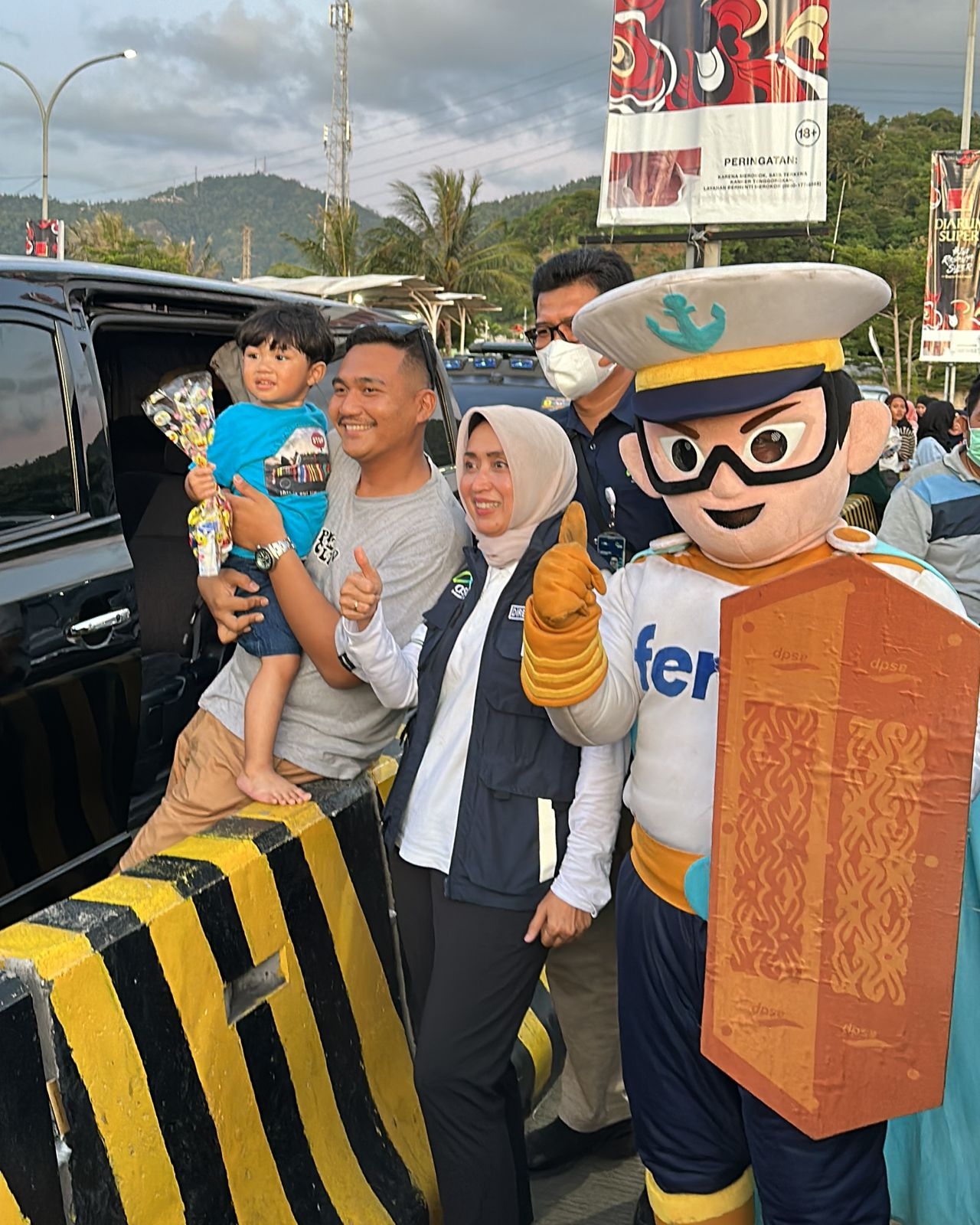 Pemudik Ferry Bakauheni Apresiasi Petugas Pelabuhan yang Rela Tak Mudik