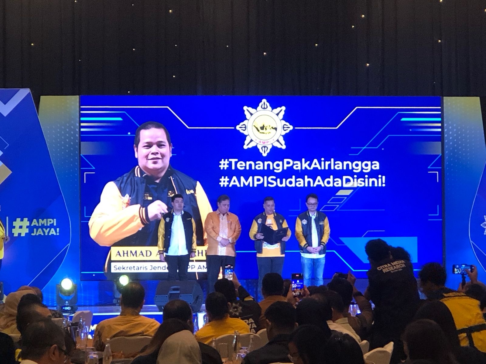 AMPI Dukung Airlangga Jabat Ketum Golkar Lagi