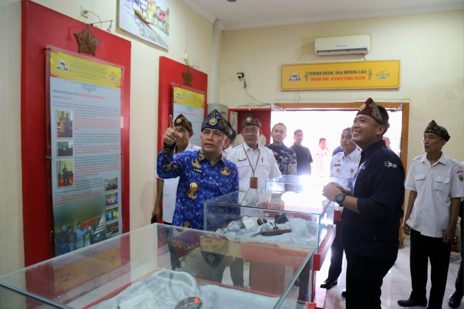 Pj Gubernur Sumsel Agus Fatoni Tinjau Museum Balaputra Dewa dan Taman Purbakala Kerajaan Sriwijaya