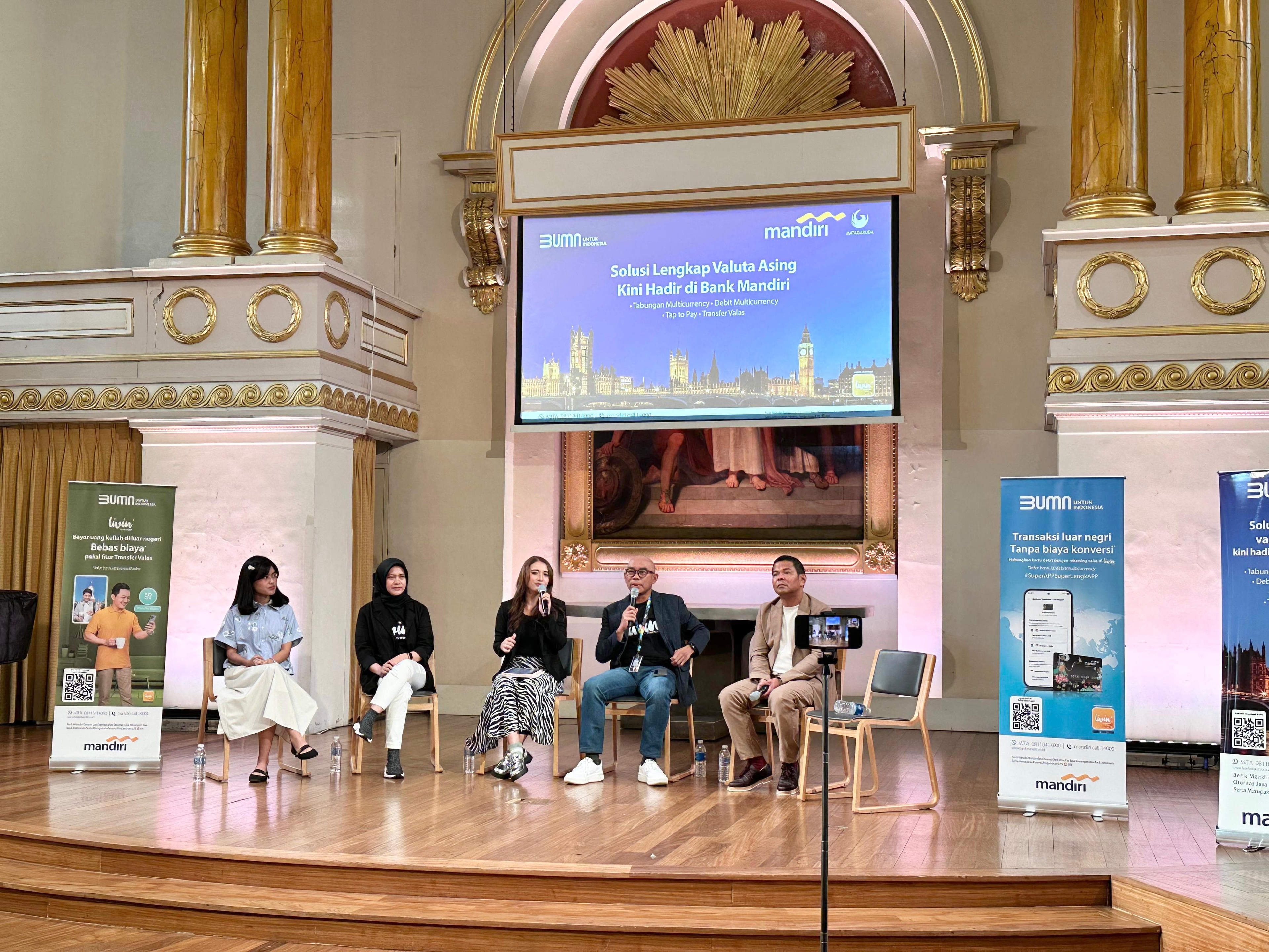 Hadirkan Solusi Transaksi Internasional, Bank Mandiri Kenalkan Keandalan Livin di London