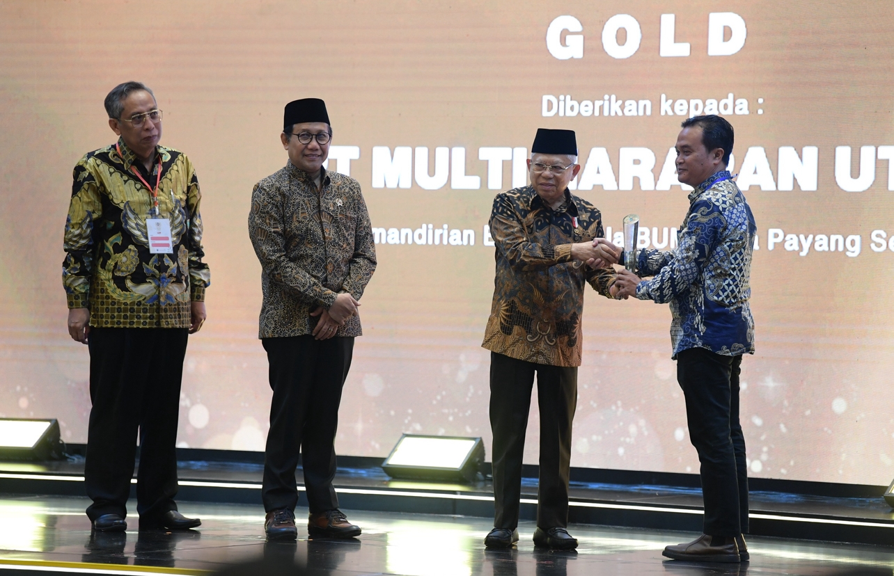 MHU Raih Penghargaan Kategori Gold dan Predikat Excellent pada CSR-PDB Awards 2024 Kemendesa PDTT