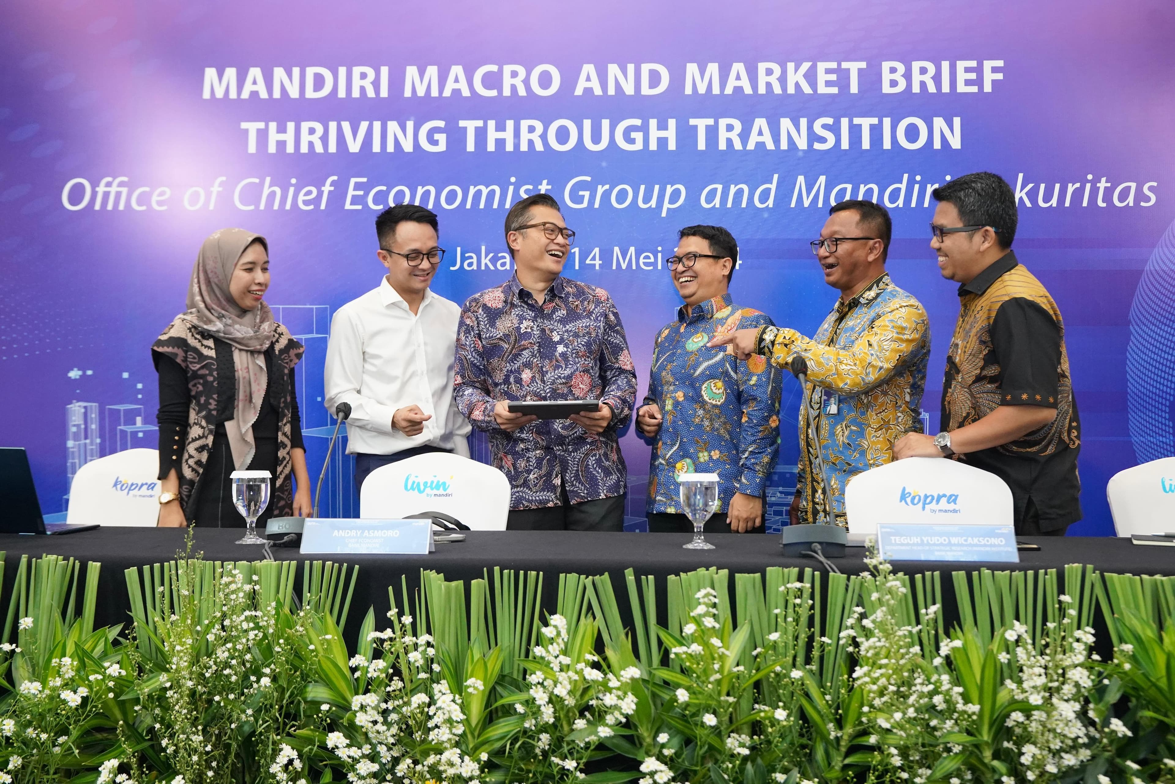 Bank Mandiri Taksir Pertumbuhan Ekonomi RI 5,06 Persen di Tengah Gejolak Gobal 2024