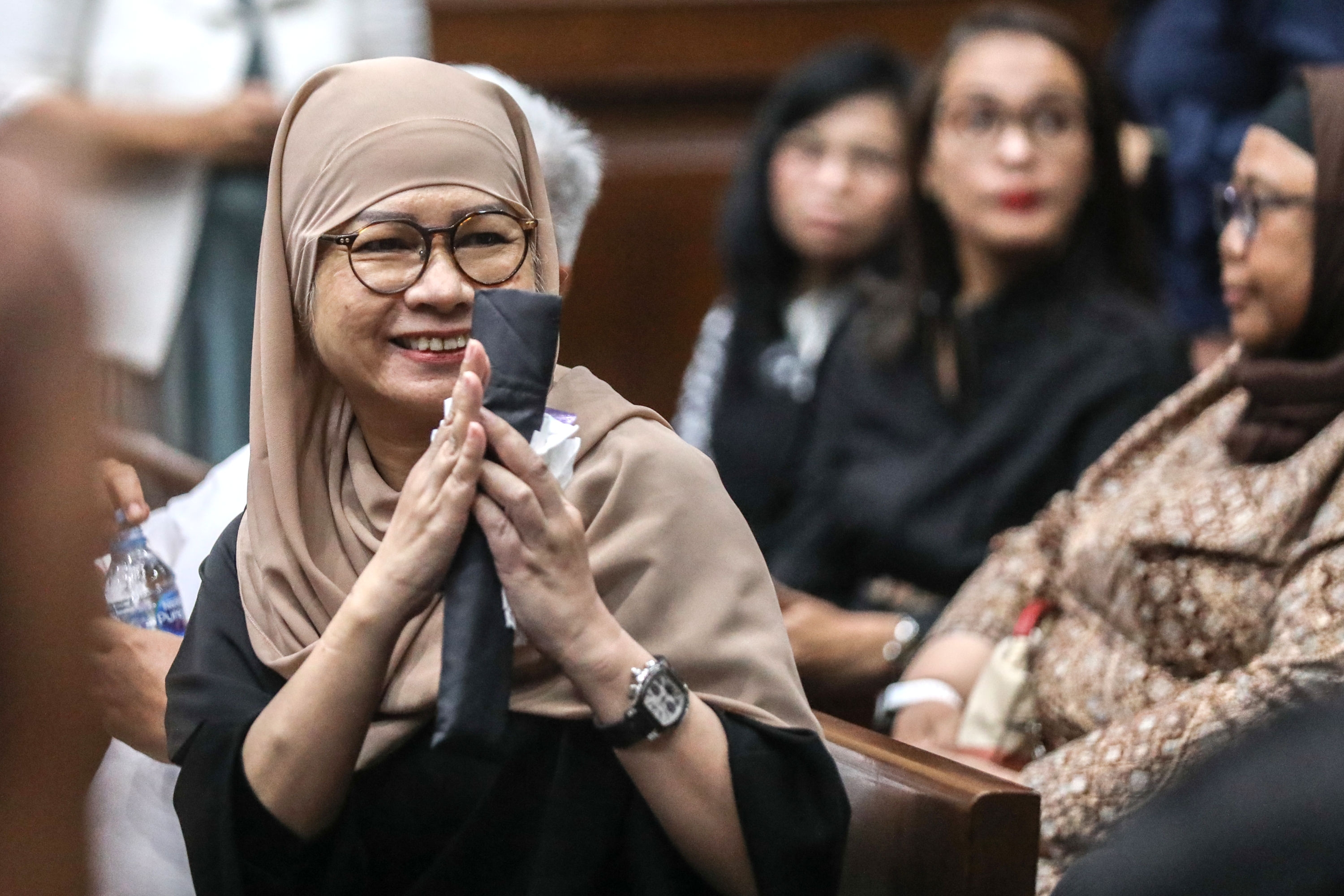 Mantan Dirut Pertamina Karen Agustiawan Jalani Sidang Putusan dalam Kasus Korupsi Pengadaan LNG