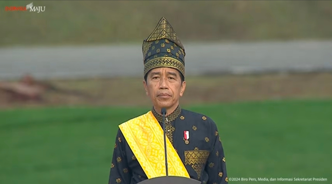 Jokowi Hadiri Upacara Peringatan Harlah Pancasila di Lapangan Blok Rokan