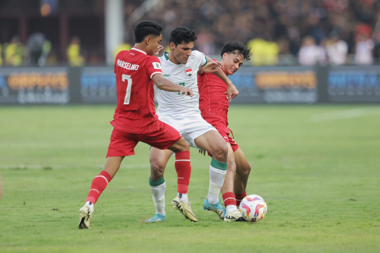 Indonesia vs Irak: 45 Menit Pertama Rampung Belum Ada Gol di GBK