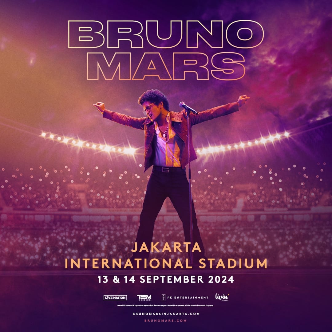 Kamu Nonton Konser Bruno Mars? Berikut Rundown Acaranya