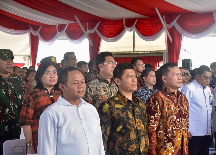 Pj Gubernur Sumsel Hadiri Peresmian Operasional Smelter Freeport di Kawasan Ekonomi Khusus Gresik